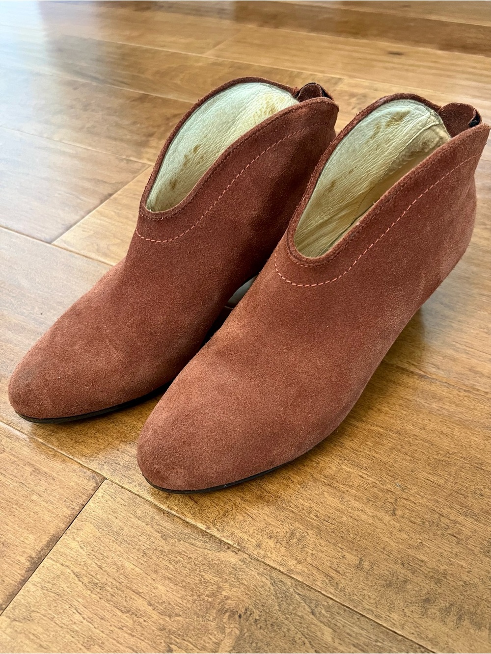 See By Chloé Terracotta Leather Boots - Size 39